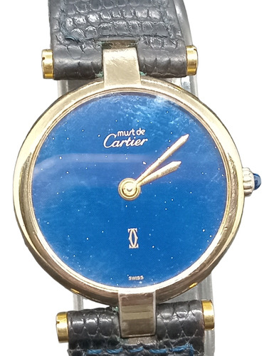 Reloj Cartier Must De Cartier De Plata Dorada Circa 1990