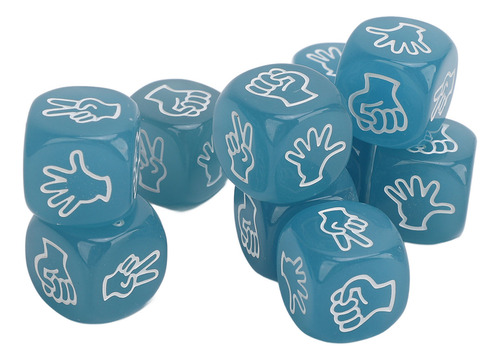 Juego De Dados De Papel Rock Scissors, 10 Unidades, Finger G