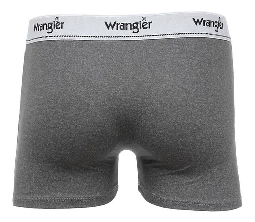Imagem 2 de 2 de Cueca Boxer Masculina Cinza Wrangler Original 28211