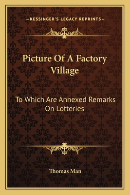 Libro Picture Of A Factory Village: To Which Are Annexed ...