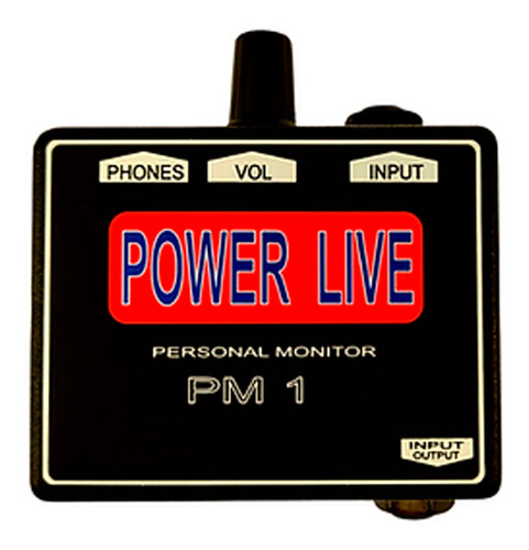 Amplificador De Fone Retorno Palco New Live Power Live 3 X 1