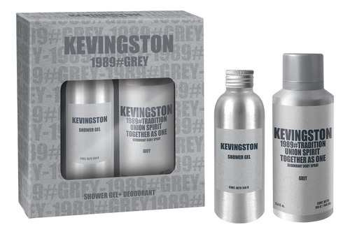 Kevingston 1989 Grey Shower Gel + Deo