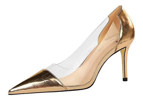Zapatos outlet transparentes mujer