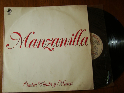 Manzanilla Contra Viento Y Marea Promo 1983 Arg Vinilo Lp Nm