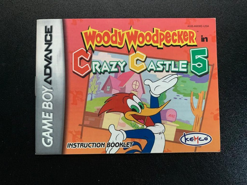 Woody Woodpecker In Crazy Castle 5 Game Boy Advance Manual