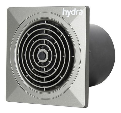 Extractor De Aire Hydra 100mm Cocina Baño Silencioso Grafito