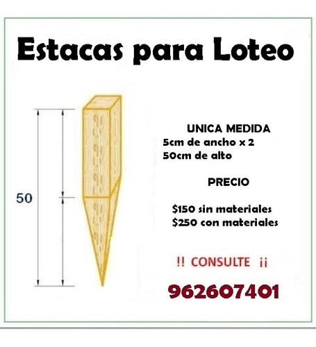 Estacas Para Loteo