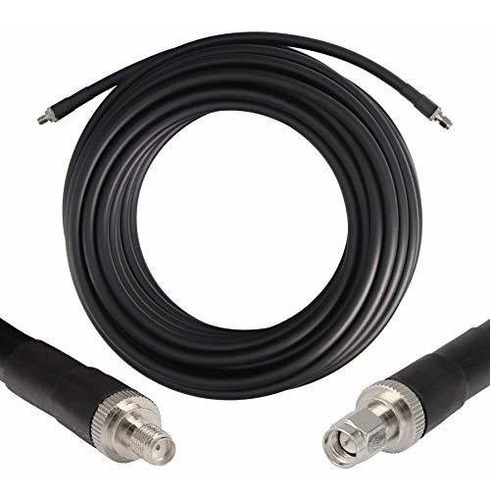 Cable De Extension Coaxial De Baja Perdida De 100 Pies (50