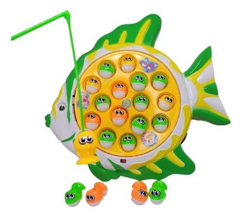 Brinquedo Jogo Joguinho Infantil Pega Pesca Peixe Peixinhos