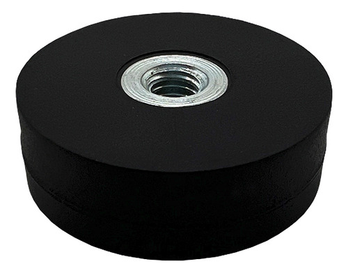 Fixador Magnético Emborrachado 22mm Rosca Fêmea M4 5 Uni