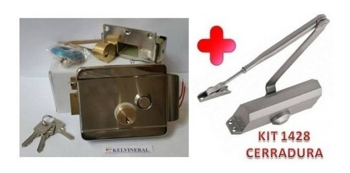 Cerradura Electrica + Brazo Hidraulico Kit1428