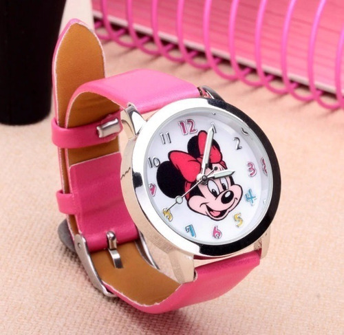 Relógio Minnie Menina Moça Mulheres Kit C/4 Relógios Disney