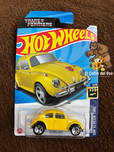 Hot Wheels Transformers Bumblebee Hw Screen Time 2023 Amarillo (Usado)