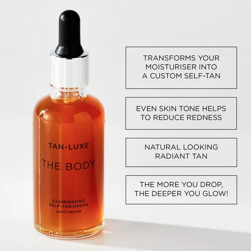 Tan-luxe The Body - Gotas Iluminadoras Autobronceadas, 1.7fl