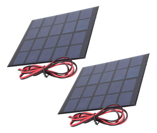 Módulo De Energía De Panel Solar De 5v Cc 500ma, 2 Piezas