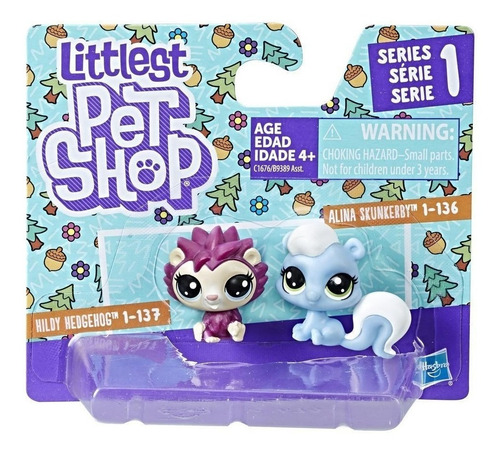 Muñeca Littlest Pet Shop X2 Serie 1 B9389 Original Hasbro