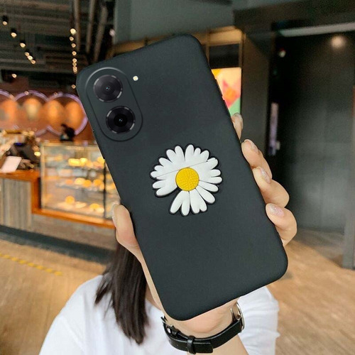 Funda Para Redmi A5 A3x Suave Silicona Crisantemo+mica