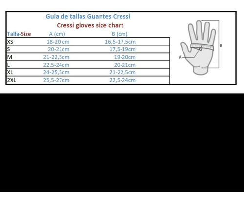 Imagen 2 de 2 de Guantes Neopreno Cressi Ultra Strech Gloves 2,5mm Talle M