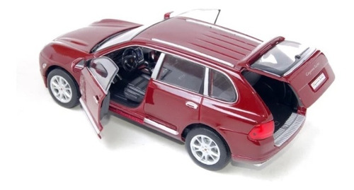 Imagen 2 de 6 de Auto De Metal Porsche Cayenne Turbo Welly Esc 1/24 La Pla