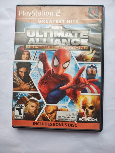 Marvel Ultimate Alliance Special Edition Ps2 Playstation 2