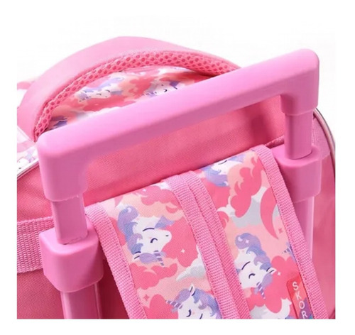 Imagen 4 de 7 de Mochila Unicornio 18 Carro Escolar 32137 Skora Carrito
