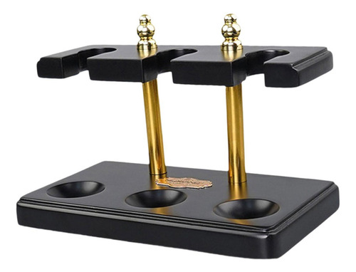 . Soporte De Madera Para Pipas Con 3 Ranuras, Accesorios