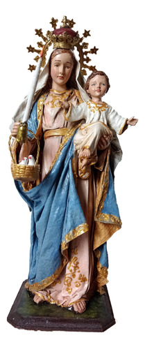 Figura Religiosa - Virgen De La Candelaria - Pieza Original 