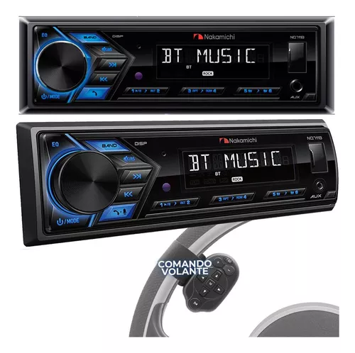 RADIO DE COCHE BLUETOOTH REPRODUCTOR MP3 ESTÉREO USB FM AUX IN 1 DIN 4X50W