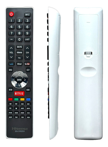 Control Remoto Hisense Smart Tv En33926a + Funda Y Pila