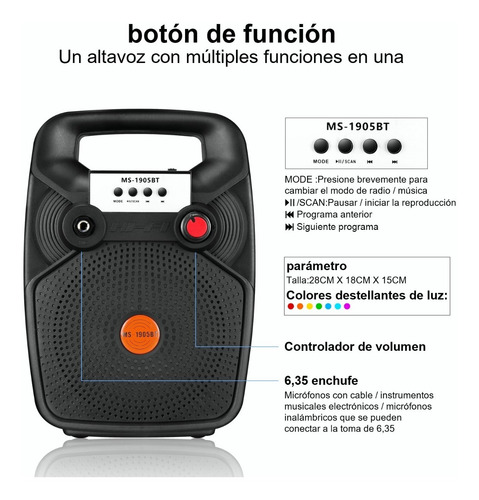 Bocina Bluetooth 6 5 Pulgadas Negra Portatil Mercado Libre Bocina Bluetooth 6 5 Pulgadas Negra Portatil Mercado Libre
