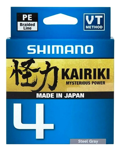 Linha Multi Shimano Kairiki 4x Ldm54te 0,215mm 25lb 150m