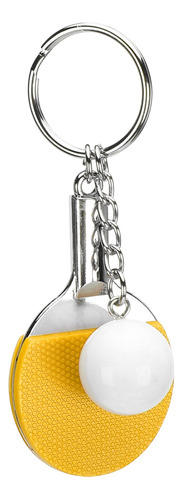 Llavero Pingpong Keyfob, Miniraqueta De Tenis De Mesa, 6 Uni