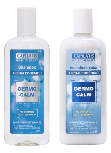 Capilatis Shampoo + Acondicionador Dermo Calm Hipoalergenico