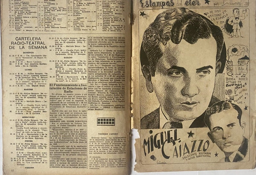 Cine Radio Actualidad, Enero 1937 N° 34 César Romero, Cra1 (Usado)