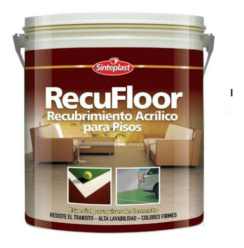 Recufloor Al Agua Blancox 4kg Sinteplast