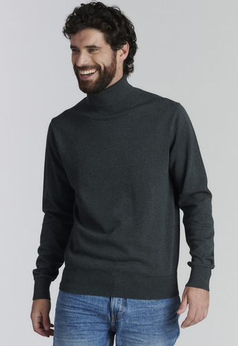 Sweater Turtle Neck F Smart Casual Gris Fw25 Ferouch