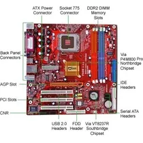 Comprar P23g Vid\u002Fson\u002Fred Slot Agp Ddr2\u002Fddr1 Cel\u002Fp4\u002Fdual Core\u002Fcore2