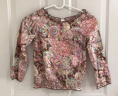 Blusa Para Niña Oshkosh Floral Talla 6