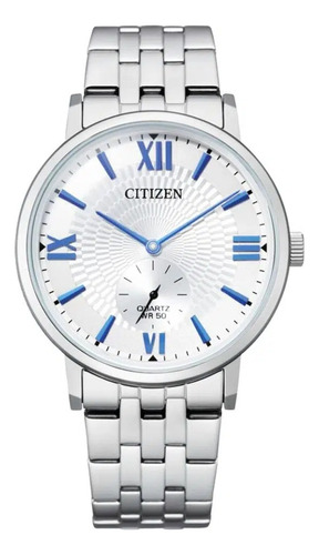 Citizen Quartz White Dial Stainless Be9170-72a ... Dcmstore Correa Plata Bisel Plata Fondo Blanco