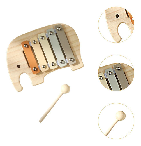 Xilófono De 5 Notas, Instrumento De Percusión, Juguete De