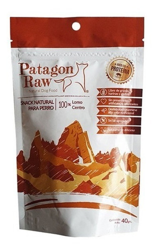 Snack Natural Para Perros Patagon Raw Lomo Pethome Chile