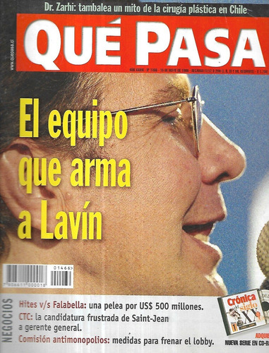 Revista Qué Pasa 1466 / 15 Mayo 1999 / Equipo De Lavín