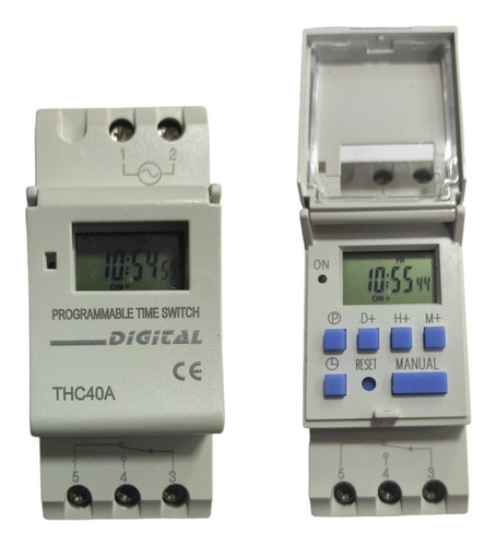 Rele Interruptor Temporizador Digital Timer Thc 40a 220v