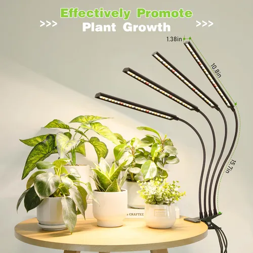 Grow Lights Foxgarden Full Spectrum 208 Led Con Temporizador