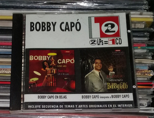 Bobby Capó En Bs As + Interpreta A Capó Cd Promo Arg / Kktus