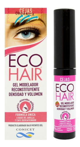 Eco Hair Gel Modelador Reconstituyente De Cejas Volumen 5ml
