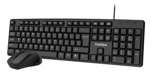 Kit Teclado Cable Y Mouse Usb Targa Office 200 Optico 2.4gh