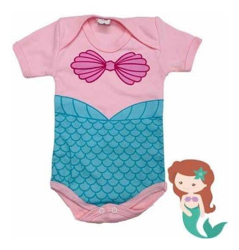 Body Bebê Menina + Laço - Mesversário Escolher Personagens