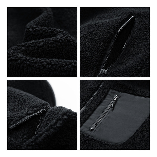 Chaqueta Con Capucha Sherpa Reversible Para Hombre