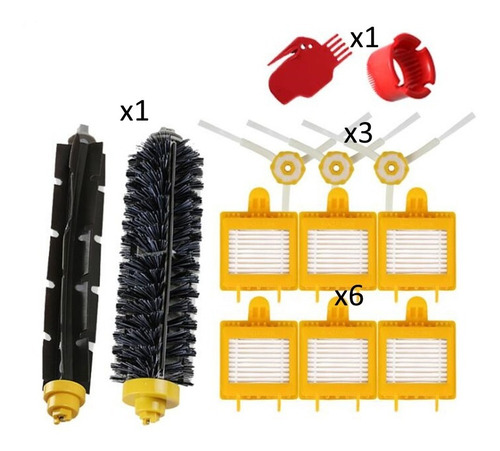 Set Kit Repuesto Irobot Roomba Series 760 770 780 790